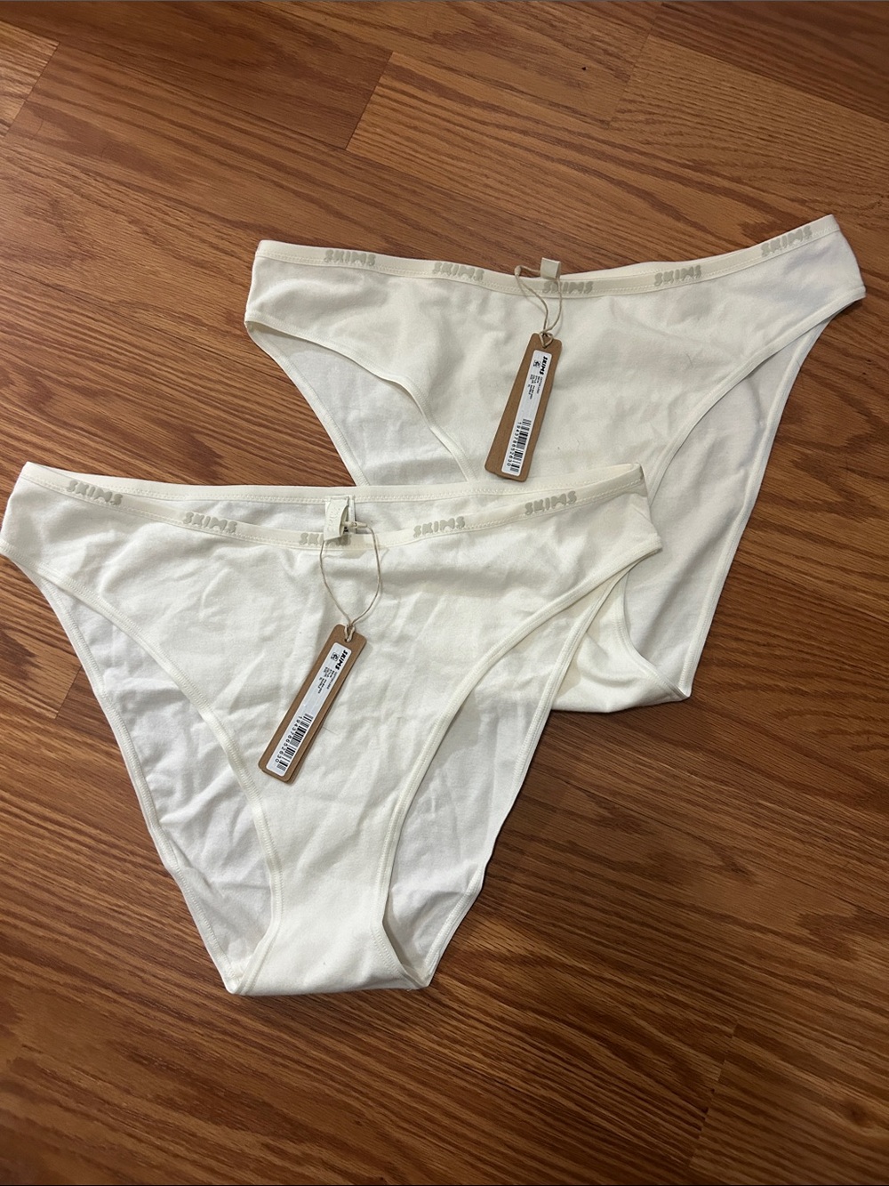 NWT Lot of 2 SKIMS Cotton Logo Bikini Underwear Women's size XL